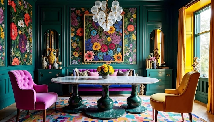 jewel tones